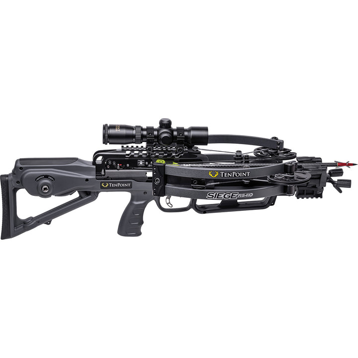 Tenpoint Siege Rs410 Crossbow Package Acuslide Graphite Grey